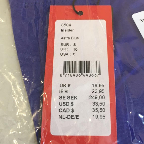 Yest Insider 8504 Astra Blue Capris Leggings Activewear Size 6 - Picture 14 of 16